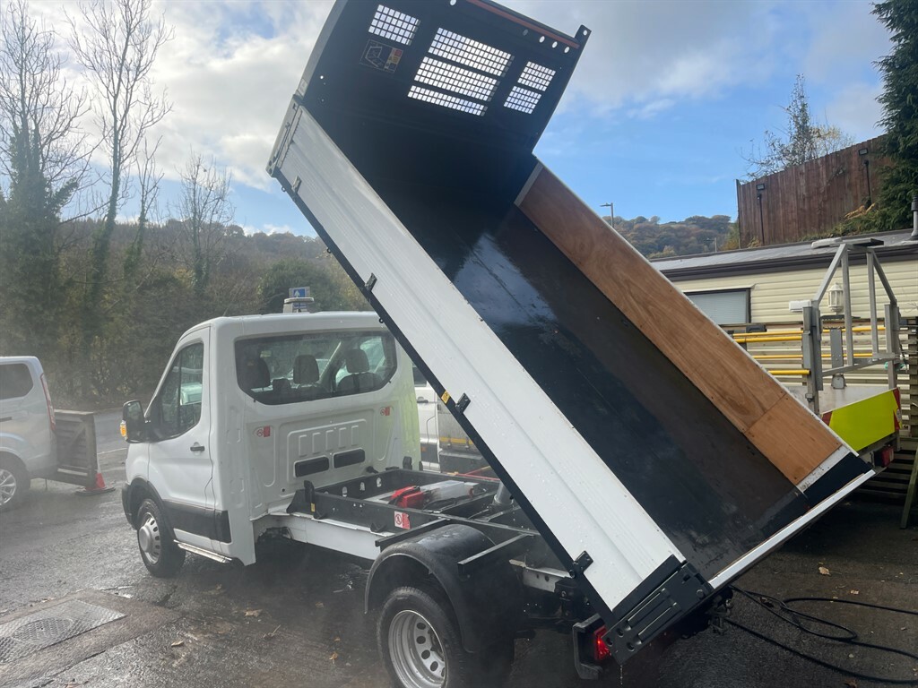 Ford Transit Custom 350 Leader Ecoblue Air-con Tipper HN71FYU White #4