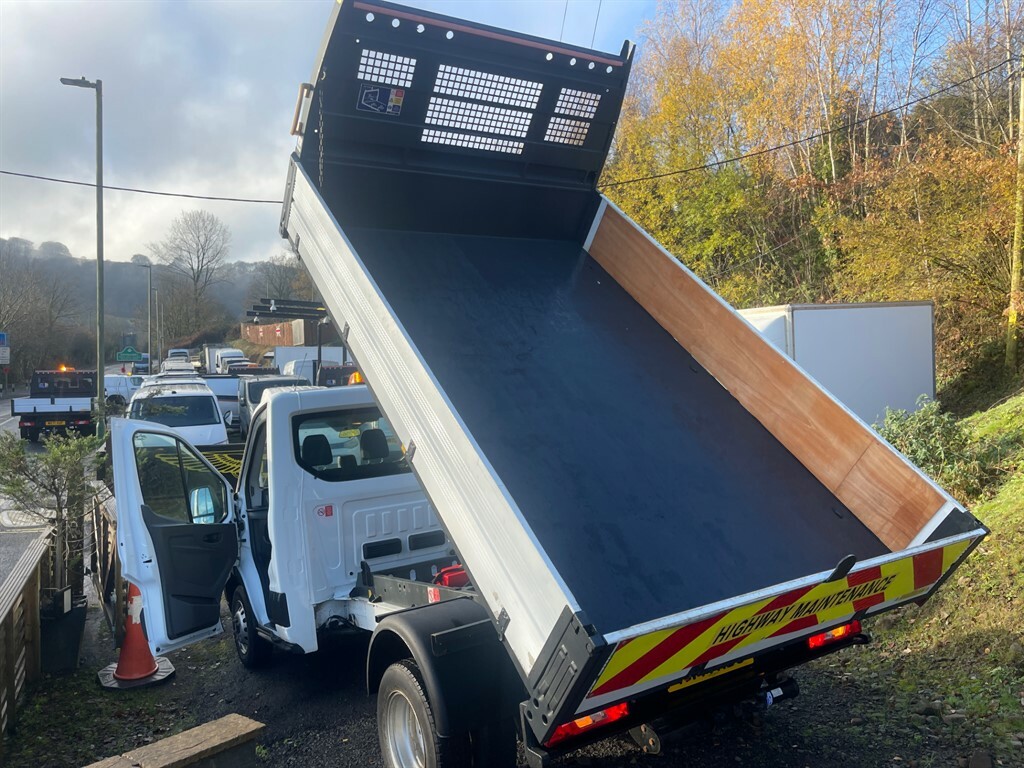 Ford Transit Custom 350 Leader Ecoblue Tipper HV71NDJ White #5