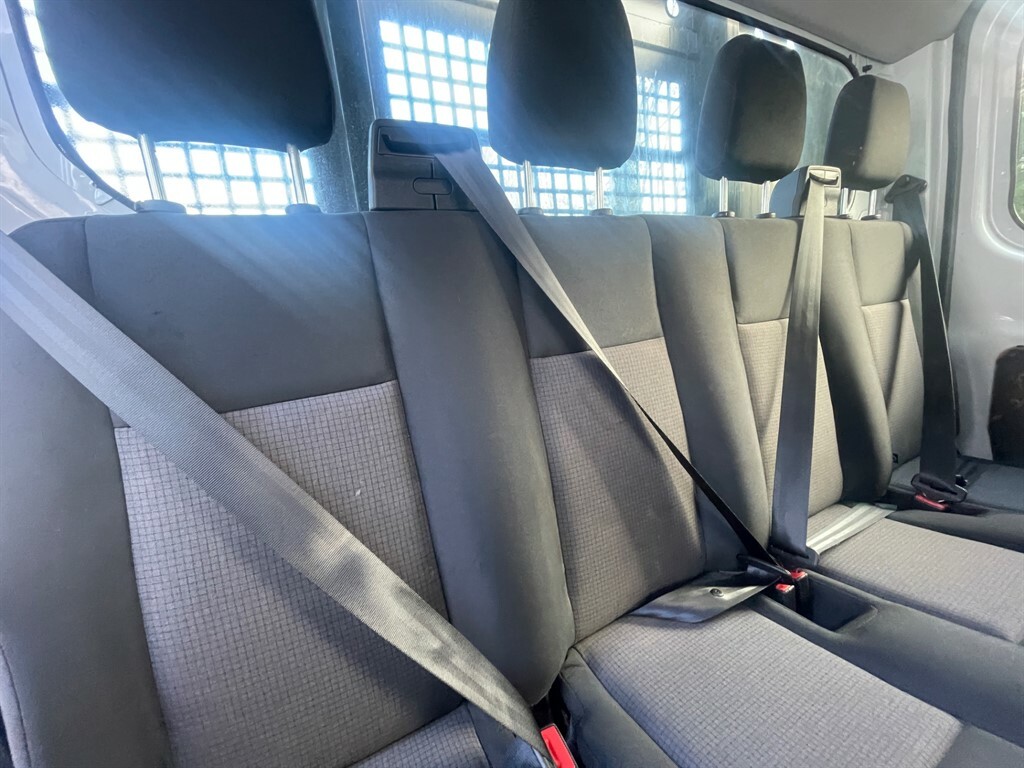 Ford Transit Custom 350 Leader Ecoblue 7 Seater Crew-cab Tipper MA71AUF White #3