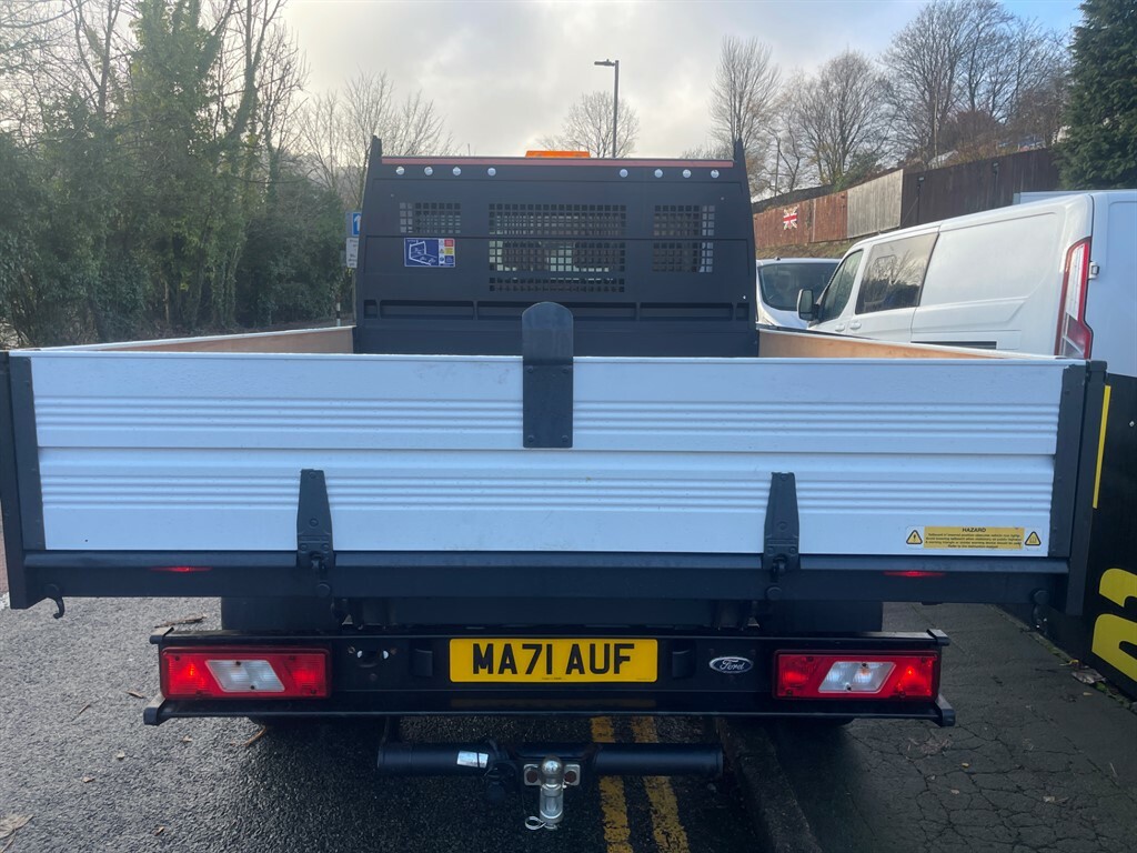 Ford Transit Custom 350 Leader Ecoblue 7 Seater Crew-cab Tipper MA71AUF White #5