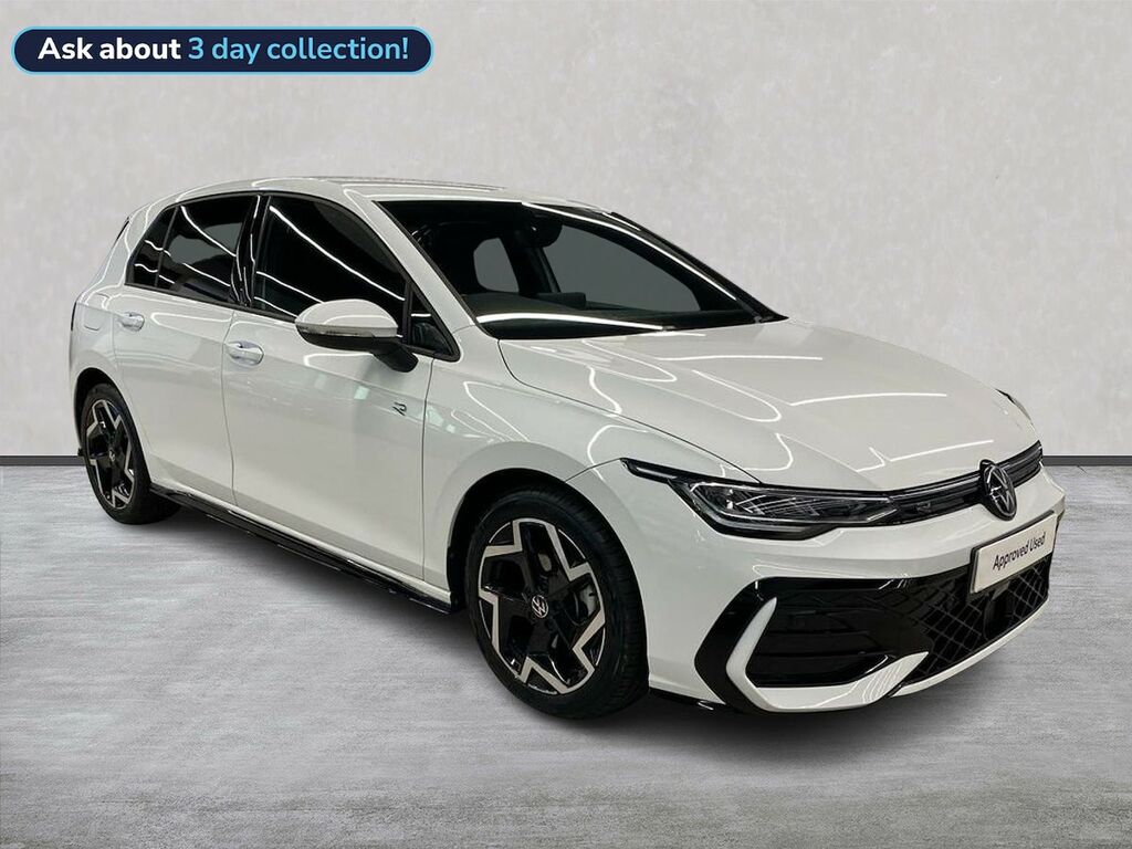 Volkswagen Golf 1.5 Etsi Mhev R-line Hatchback Hybrid D White