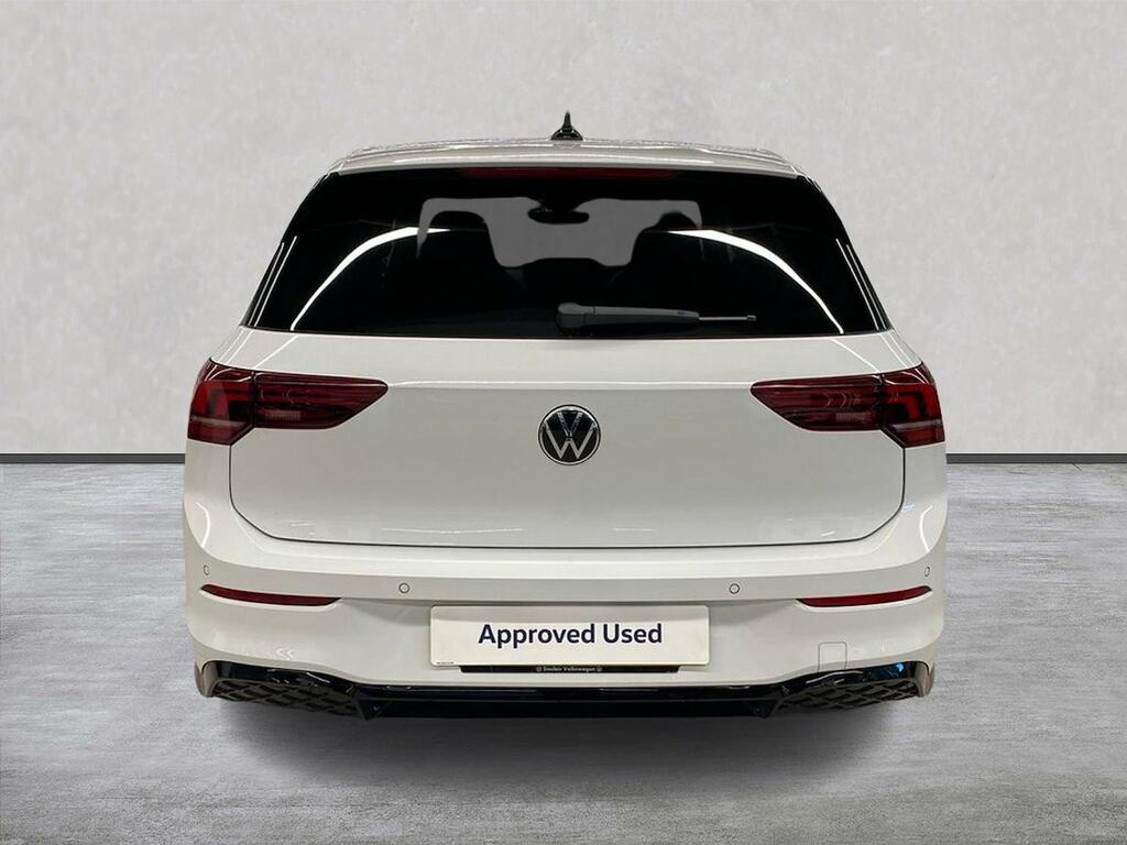 Volkswagen Golf 1.5 Etsi Mhev R-line Hatchback Hybrid D CN25XTH White #4