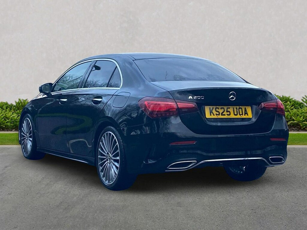 Mercedes-Benz A Class A 200 Amg Line Premium Saloon KS25UOA Black #2