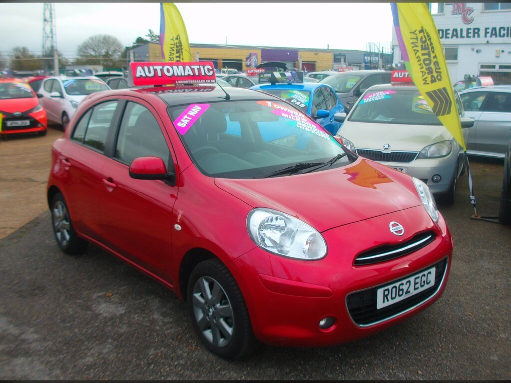 Nissan Micra Elle 1.2 12V Hatchback Cvt Red