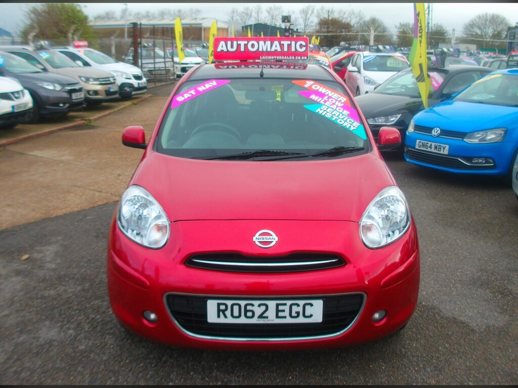 Nissan Micra Elle 1.2 12V Hatchback Cvt Red #2