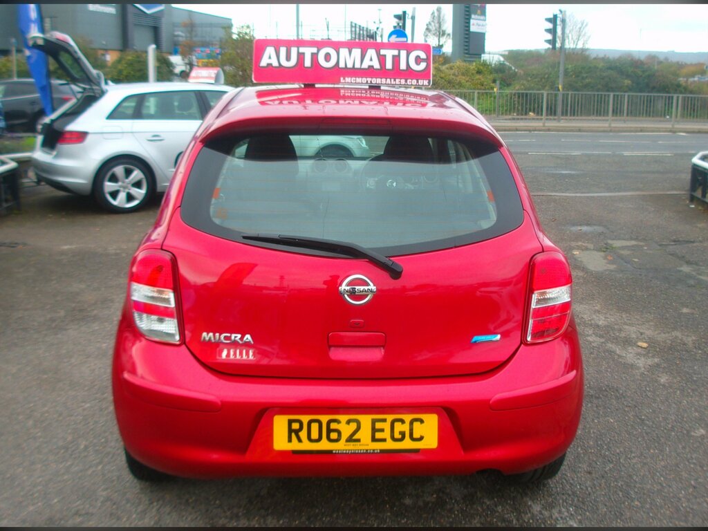 Nissan Micra Elle 1.2 12V Hatchback Cvt Red #5