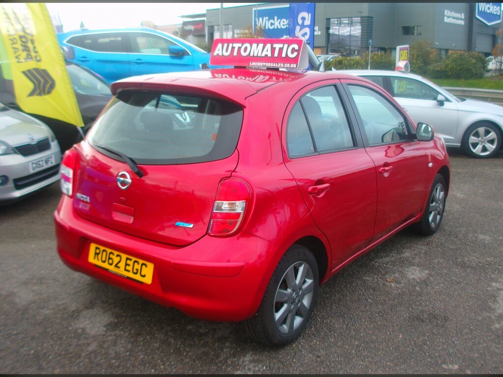Nissan Micra Elle 1.2 12V Hatchback Cvt Red #6