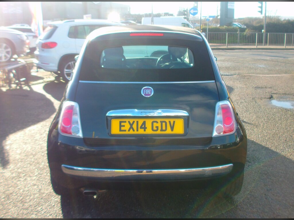 Fiat 500C 1.2 Lounge Convertible Euro 6 S EX14GDV Black #5