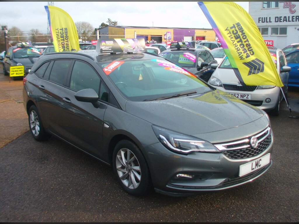 Vauxhall Astra 1.0I Turbo Ecotec Tech Line Nav Sports Tourer Grey