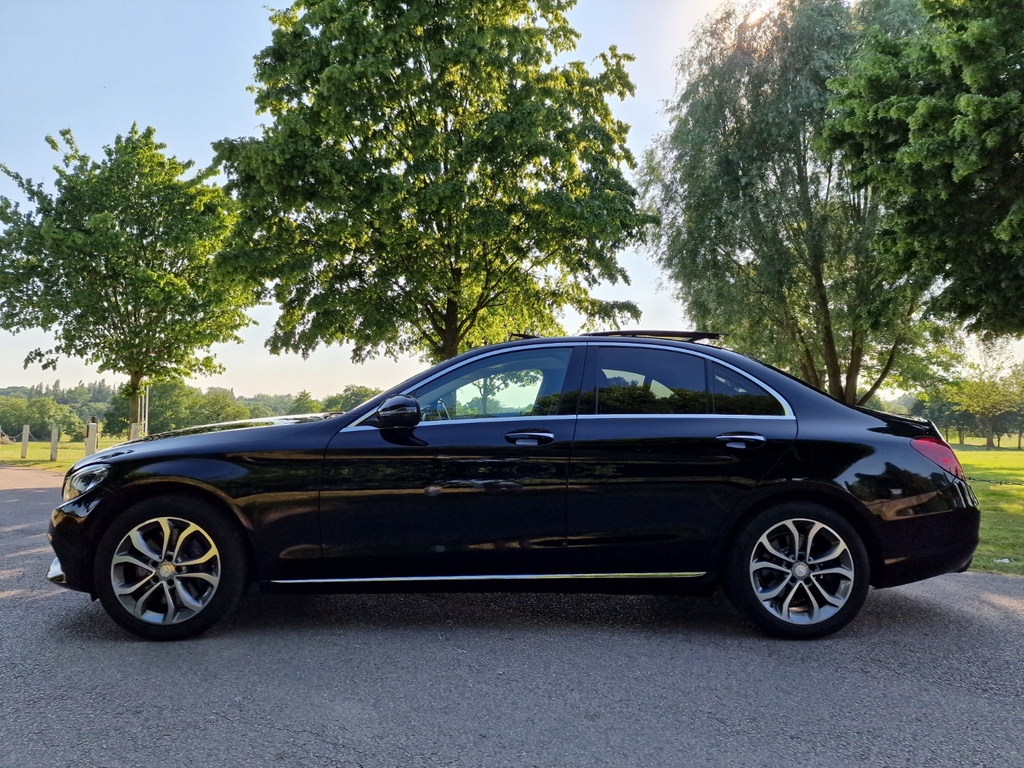 Mercedes-Benz C Class 2 0 C350e 6 4Kwh Sport Premium Plus G Tronic Euro OE65LZS Black #3