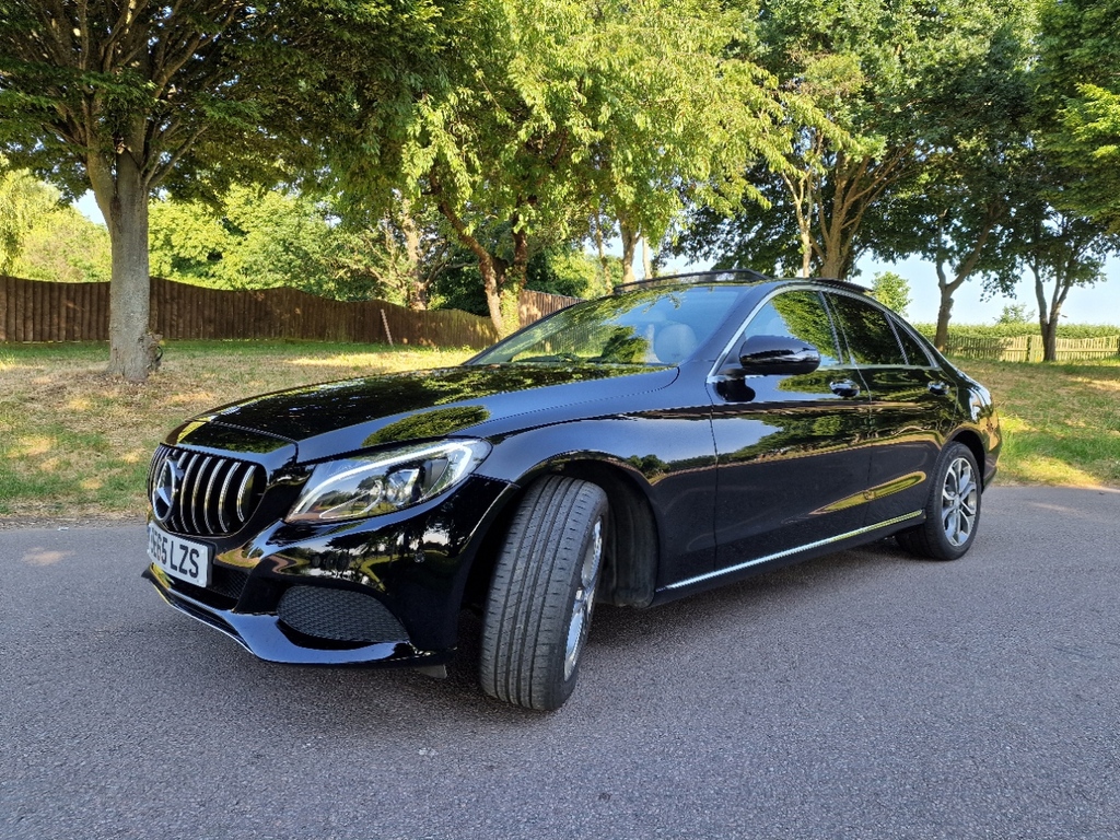Mercedes-Benz C Class 2 0 C350e 6 4Kwh Sport Premium Plus G Tronic Euro OE65LZS Black #2