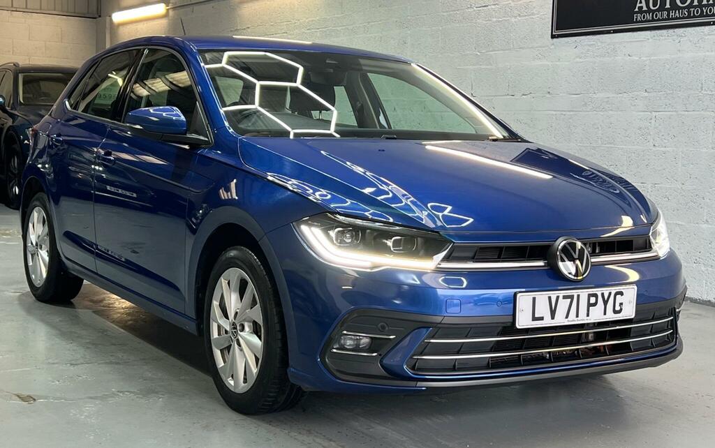 Volkswagen Polo 1.0 Tsi Style Euro 6 Ss LV71PYG Blue #2