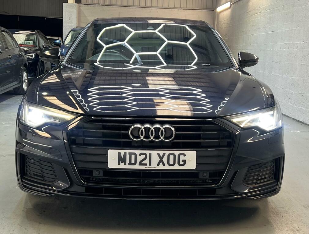 Audi A6 Saloon 2.0 Tdi 40 Black Edition S Tronic Euro 6 Ss MD21XOG Blue #3