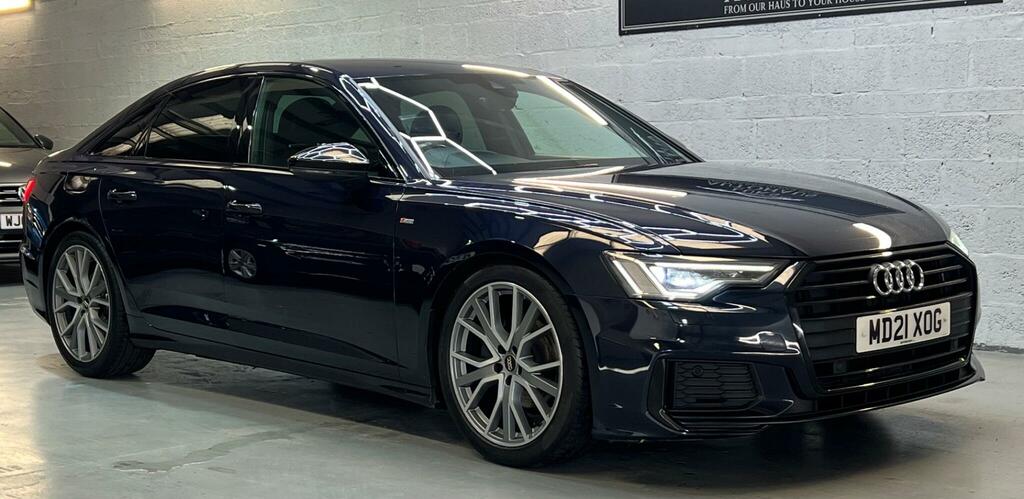 Audi A6 Saloon 2.0 Tdi 40 Black Edition S Tronic Euro 6 Ss Blue