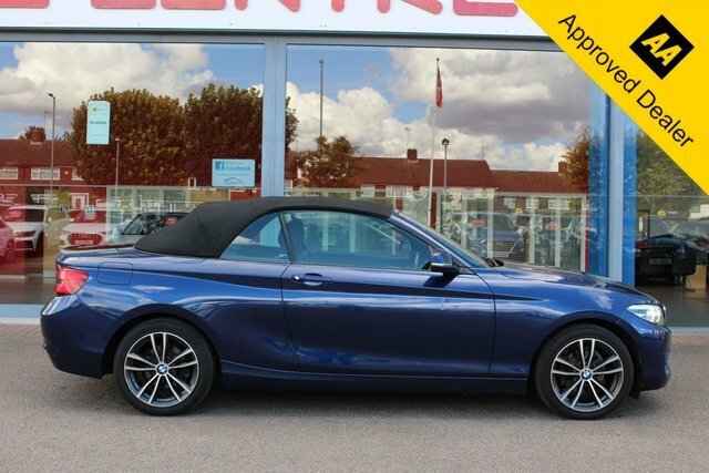 BMW 2 Series 1.5 218I Gpf Sport Convertible E SB68UHO Blue #2