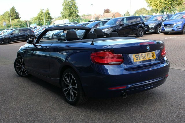 BMW 2 Series 1.5 218I Gpf Sport Convertible E SB68UHO Blue #6