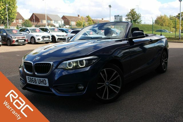 BMW 2 Series 1.5 218I Gpf Sport Convertible E SB68UHO Blue #5