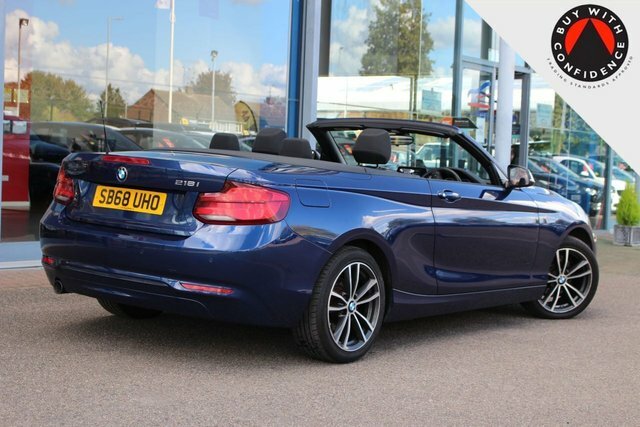 BMW 2 Series 1.5 218I Gpf Sport Convertible E SB68UHO Blue #4