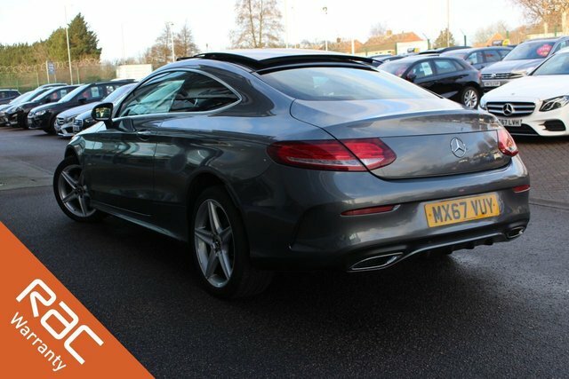 Mercedes-Benz C Class 2.1 C250d Amg Line Premium Plus Coupe MX67VUY Grey #5