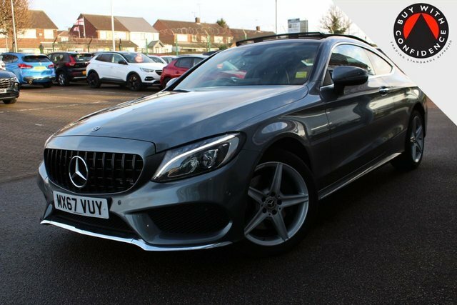 Mercedes-Benz C Class 2.1 C250d Amg Line Premium Plus Coupe MX67VUY Grey #4