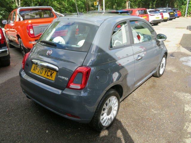 Fiat 500 2020 1.0 Mhev Lounge Hatchback E AF70YCK Grey #3