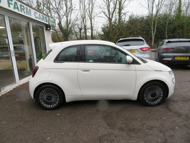 Fiat 500E 2021 42Kwh Icon Hatchback LV71UUJ White #6