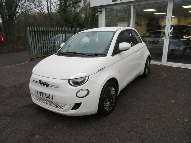 Fiat 500E 2021 42Kwh Icon Hatchback LV71UUJ White #3
