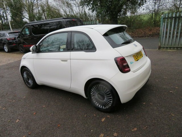 Fiat 500E 2021 42Kwh Icon Hatchback LV71UUJ White #4