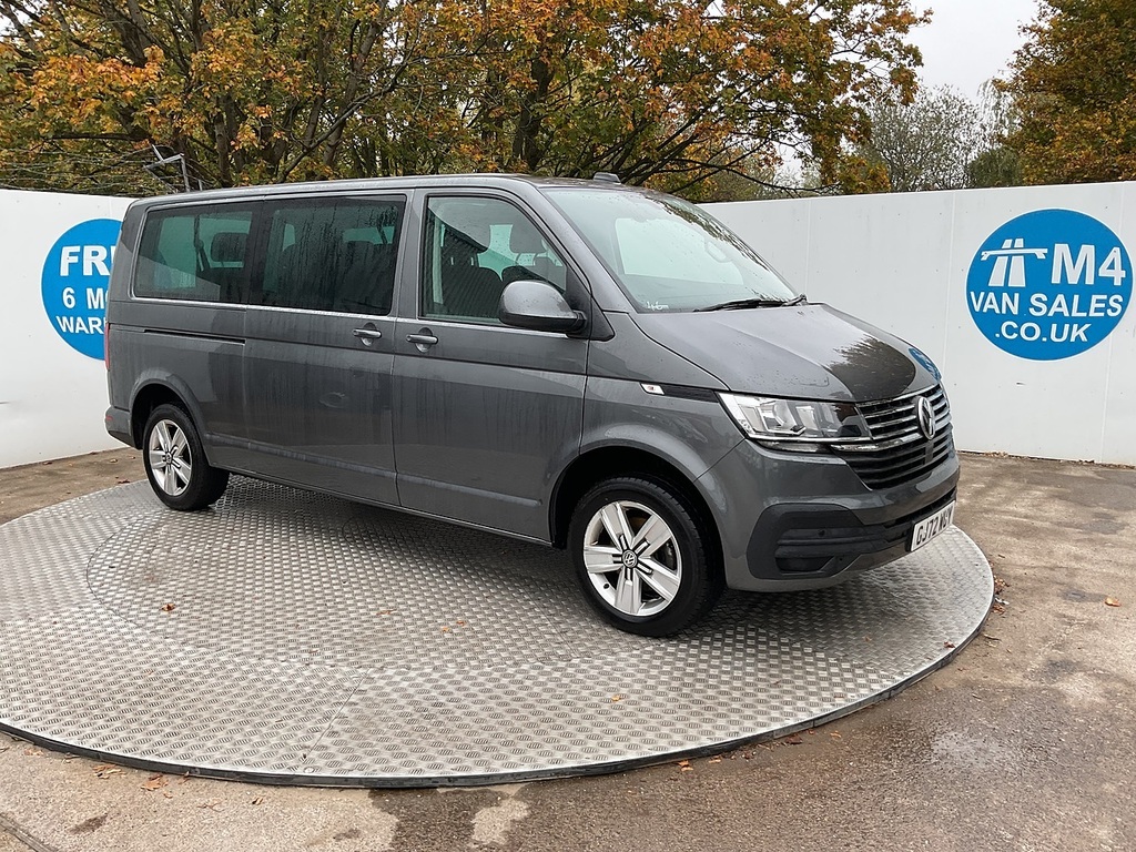Volkswagen Transporter Shuttle Tdi Se 9 Seater Euro 6 U7603 Ulez Grey