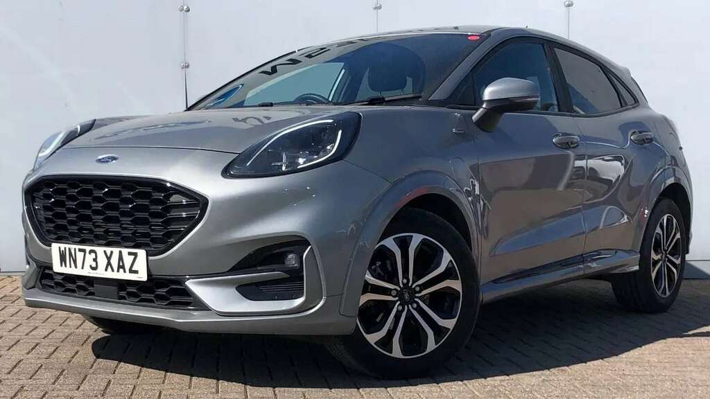 Ford Puma St-line Mhev WN73XAZ Silver #2