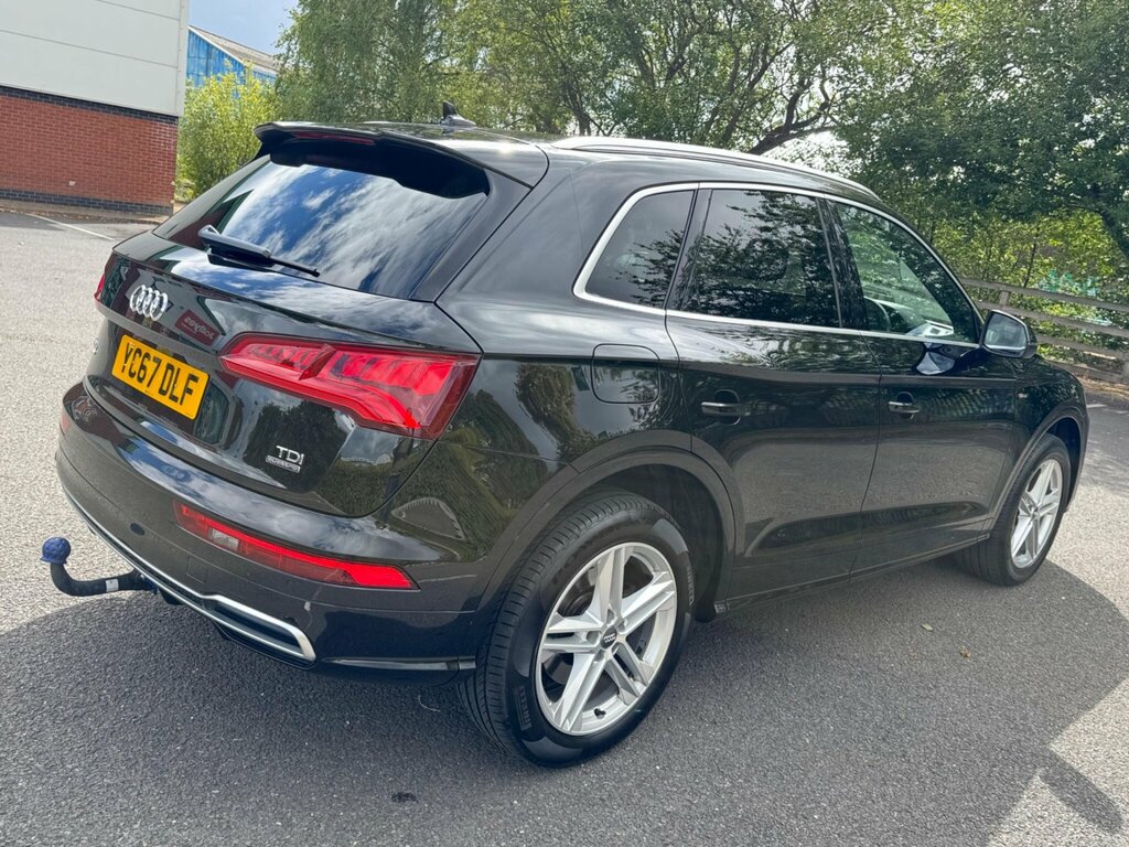 Audi Q5 2.0 Tdi S Line S Tronic Quattro Euro 6 Ss YC67DLF Black #5