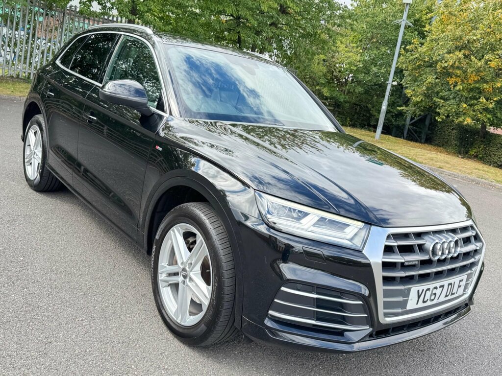 Audi Q5 2.0 Tdi S Line S Tronic Quattro Euro 6 Ss YC67DLF Black #2
