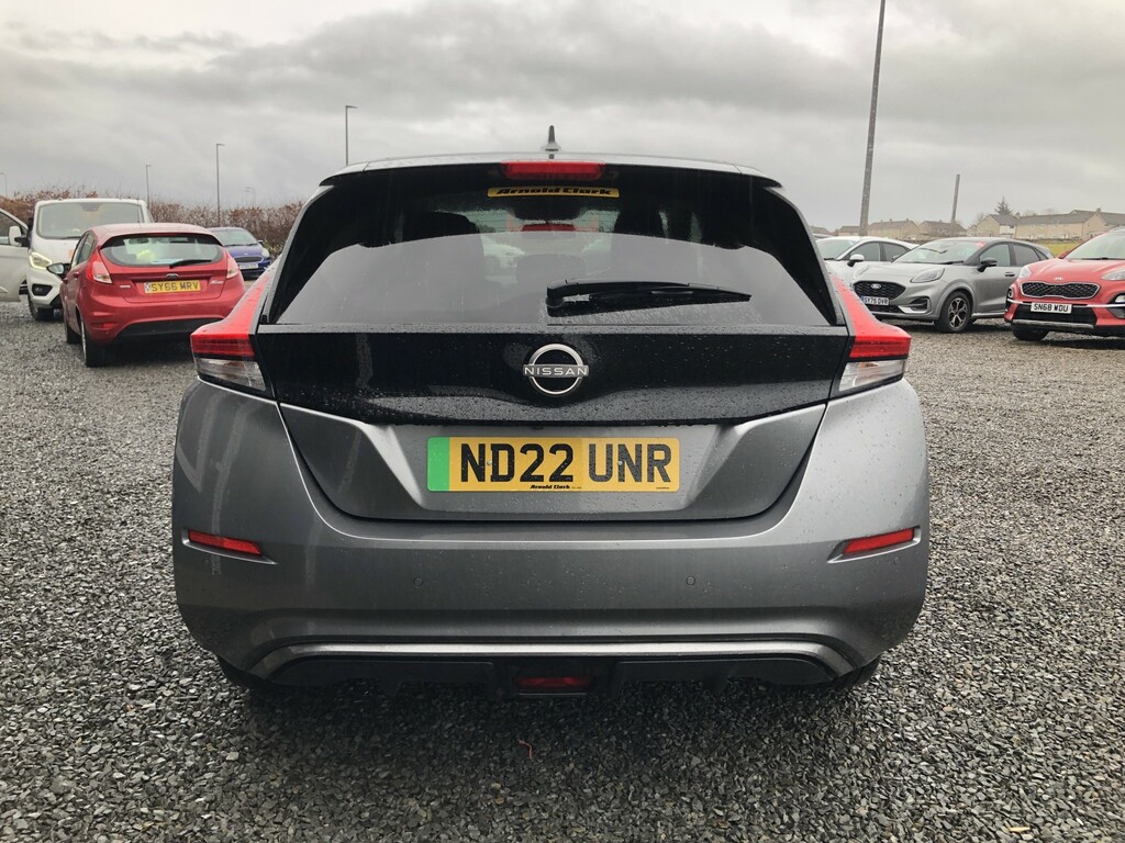 Nissan Leaf Hatchback 39Kwh Tekna 2022 ND22UNR Grey #4