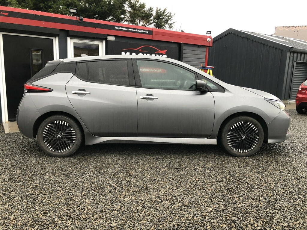 Nissan Leaf Hatchback 39Kwh Tekna 2022 ND22UNR Grey #3