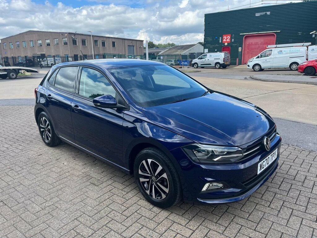 Volkswagen Polo Hatchback 1.0 Tsi United Dsg Euro 6 Ss 202 Blue