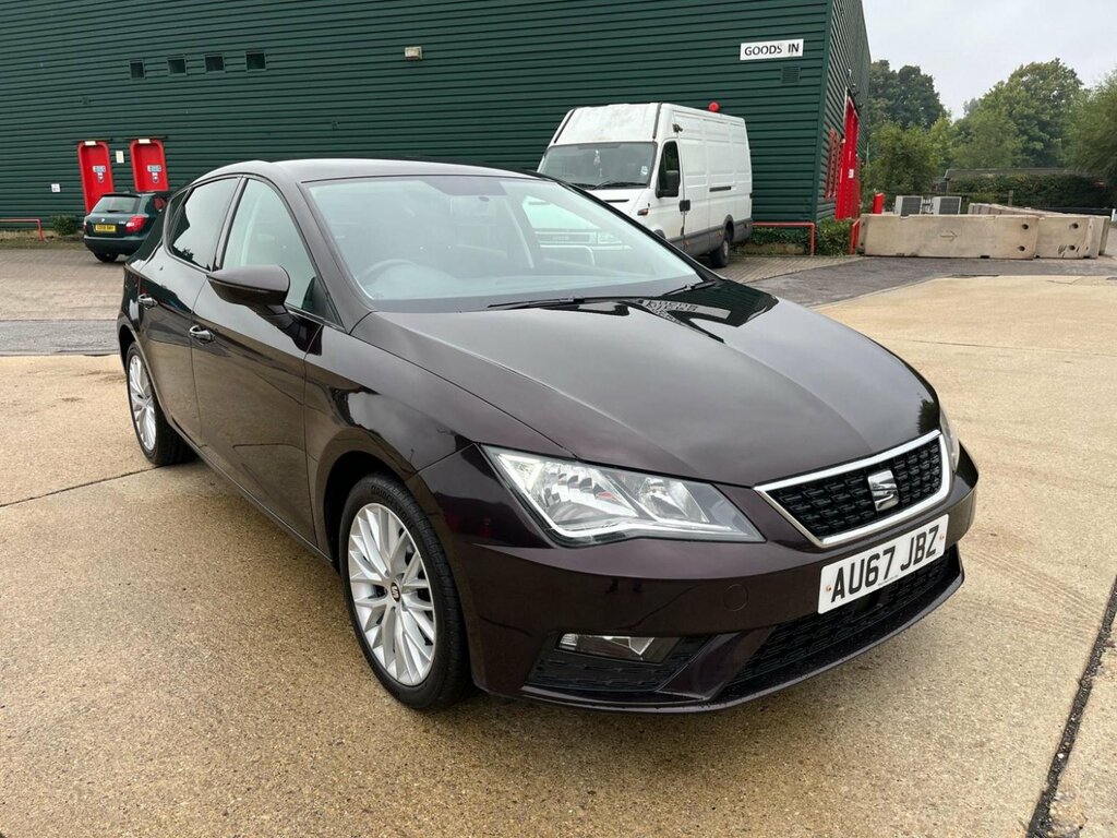 Seat Leon Hatchback 1.6 Tdi Se Dynamic Technology Dsg Euro 6 Purple