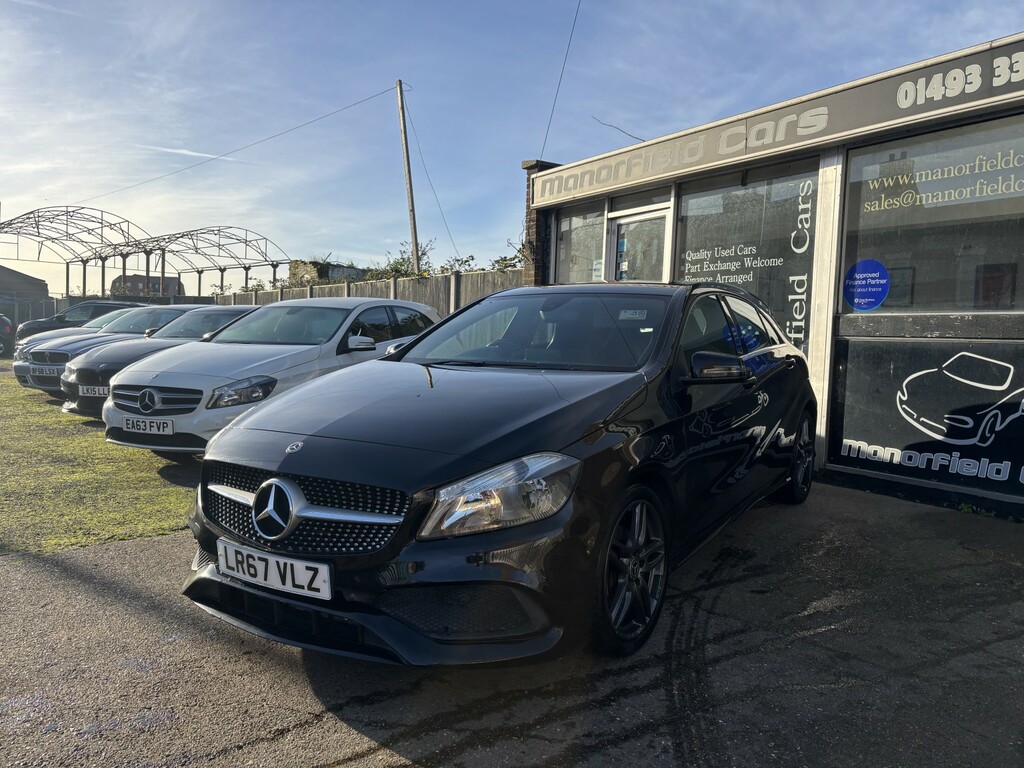 Mercedes-Benz A Class Hatchback 1.5 A180d Amg Line 2017 Black