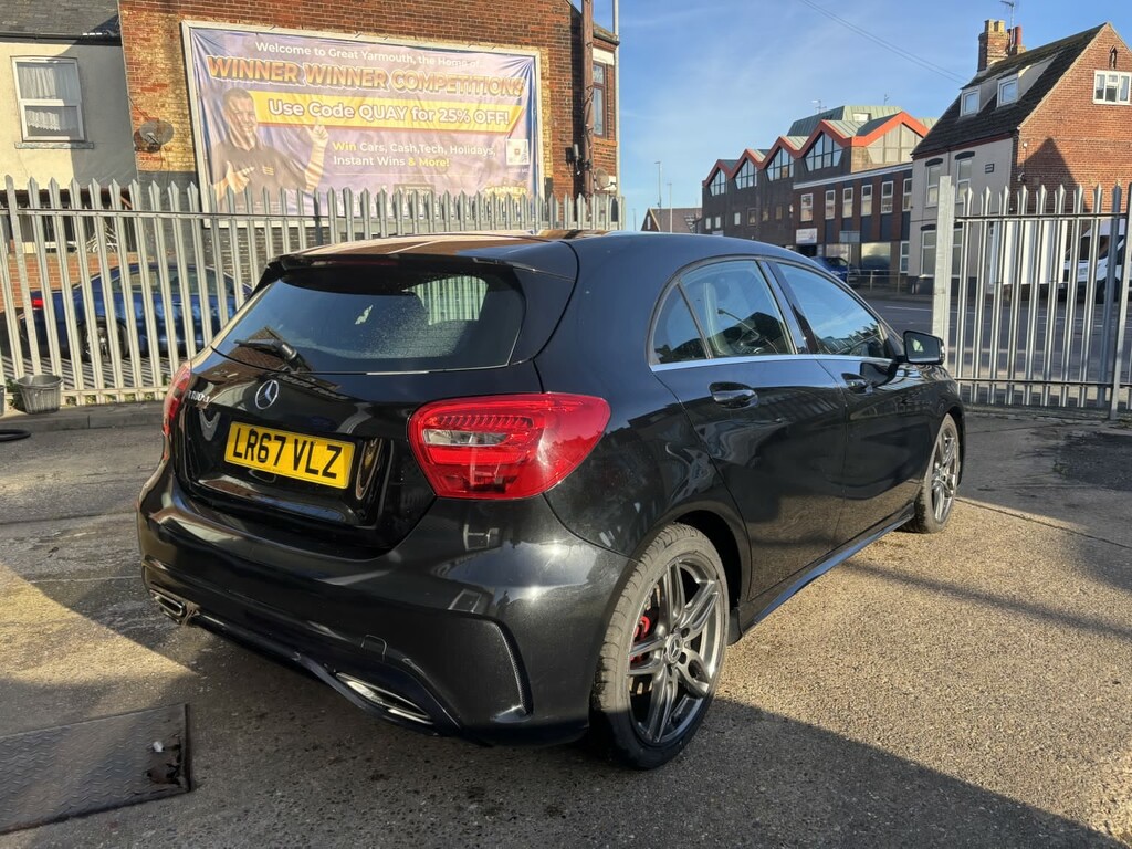 Mercedes-Benz A Class Hatchback 1.5 A180d Amg Line 2017 LR67VLZ Black #6
