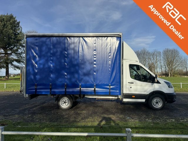 Ford Transit Custom 2.0 350 Leader 3.5T. L4 Lwb 4.2M Curtainside Tail FX72LPO White #3