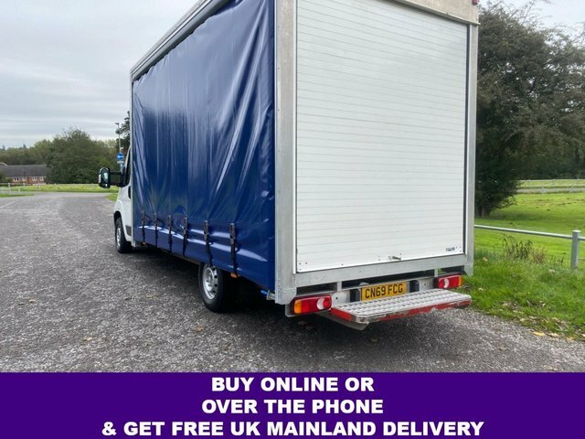 Citroen Relay 2.0Hdi 3.5T. 4.5M. Low Loader Curtainside Luton Pe CN69FCG White #3