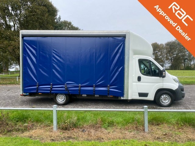 Citroen Relay 2.0Hdi 3.5T. 4.5M. Low Loader Curtainside Luton Pe CN69FCG White #2