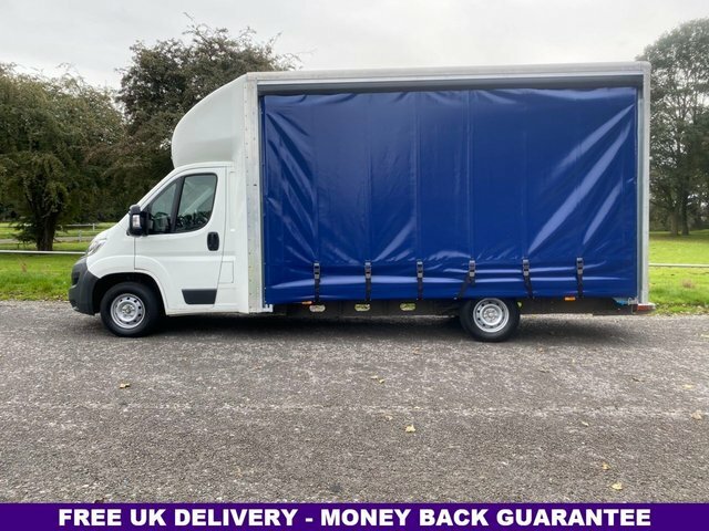 Citroen Relay 2.0Hdi 3.5T. 4.5M. Low Loader Curtainside Luton Pe White