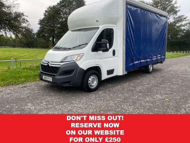 Citroen Relay 2.0Hdi 3.5T. 4.5M. Low Loader Curtainside Luton Pe CN69FCG White #4