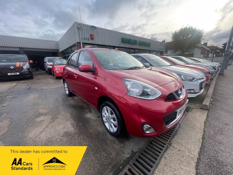 Nissan Micra Acenta Red #5