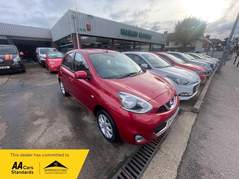 Nissan Micra Acenta Red #3