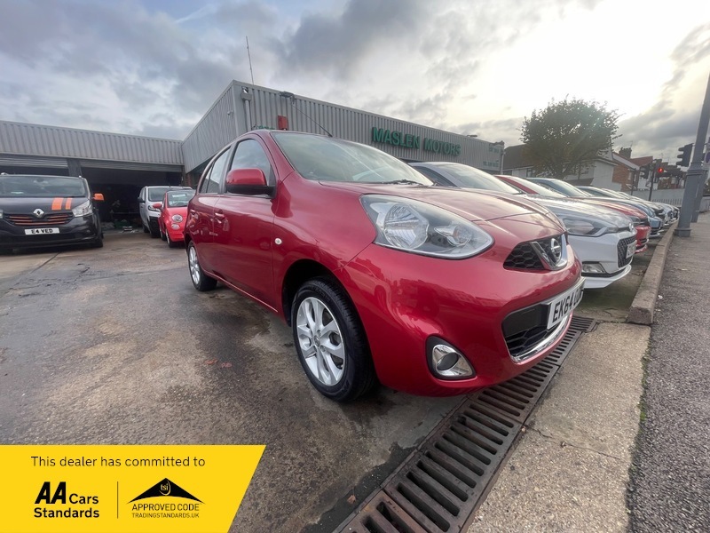 Nissan Micra Acenta Red #4