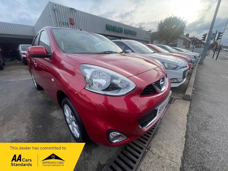 Nissan Micra Acenta Red #2