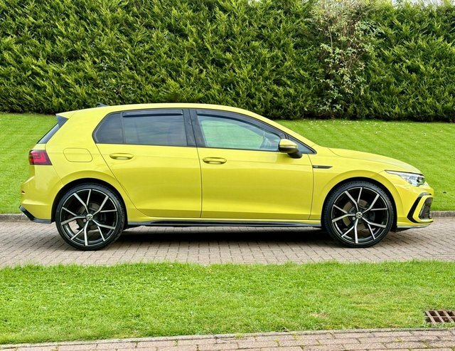 Volkswagen Golf 2.0 Tdi R-line Hatchback KY70BHE Yellow #6