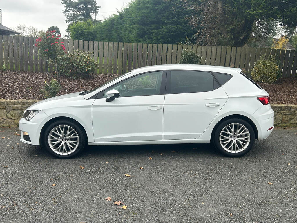 Seat Leon 1.6 Tdi Se Dynamic Ez YD19FSJ White #5