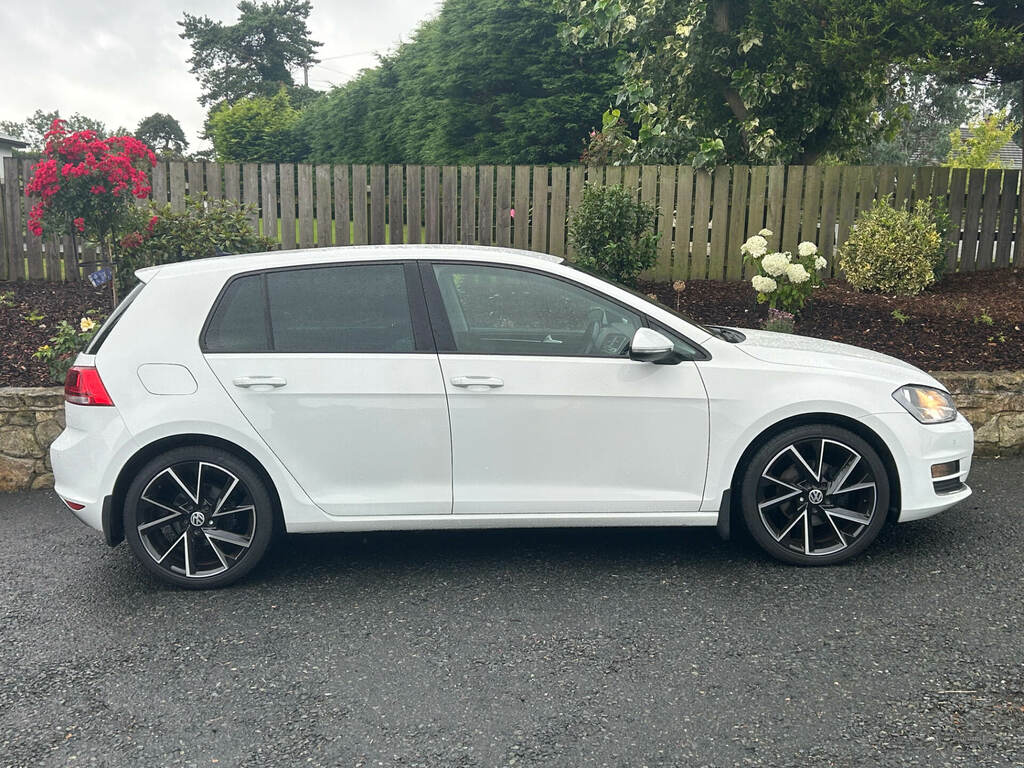 Volkswagen Golf 1.6 Tdi 110 Match Edition YW16OKA White #2